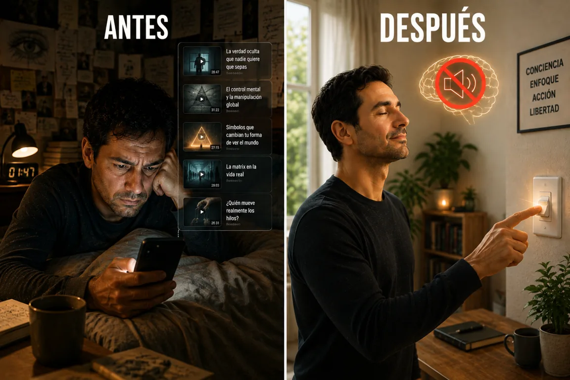 El cuarto en silencio, la cabeza no
